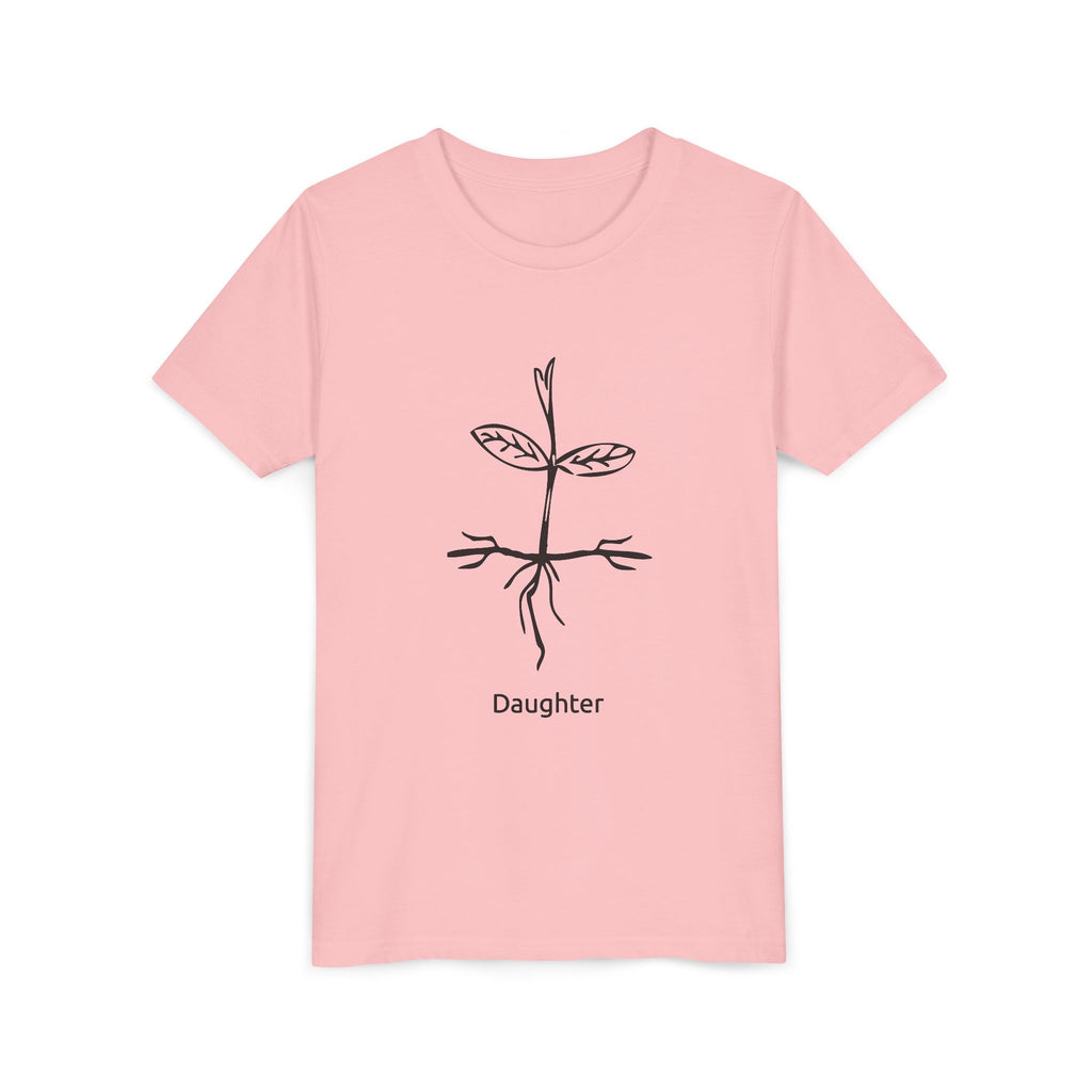 'Daughter Rhizome' for Kids - Youth Tee Floral Graphic Shirt