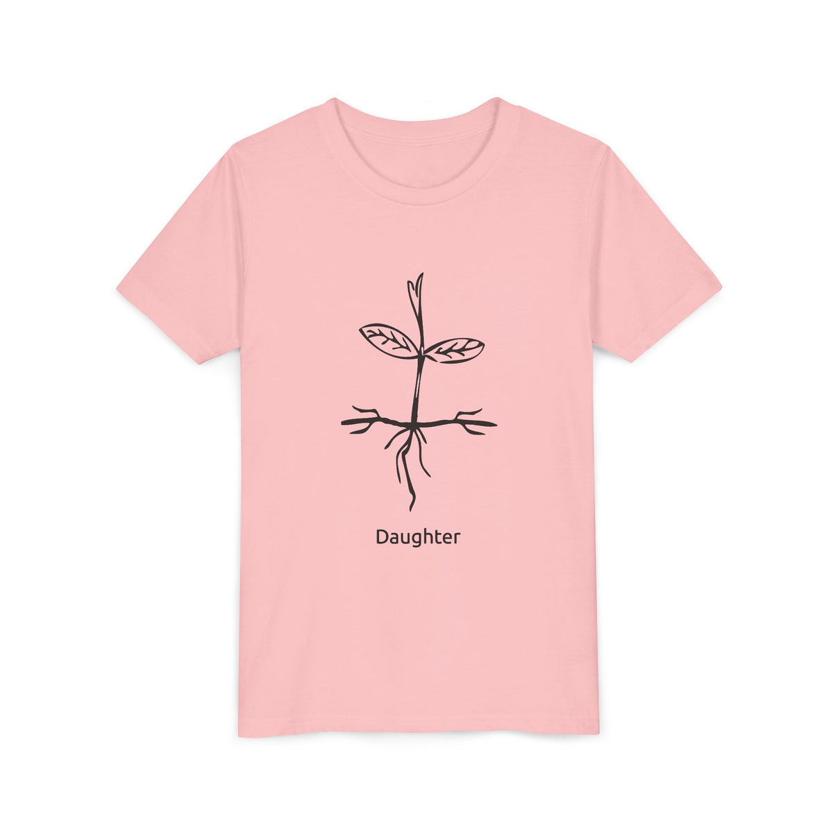 'Daughter Rhizome' for Kids - Youth Tee Floral Graphic Shirt