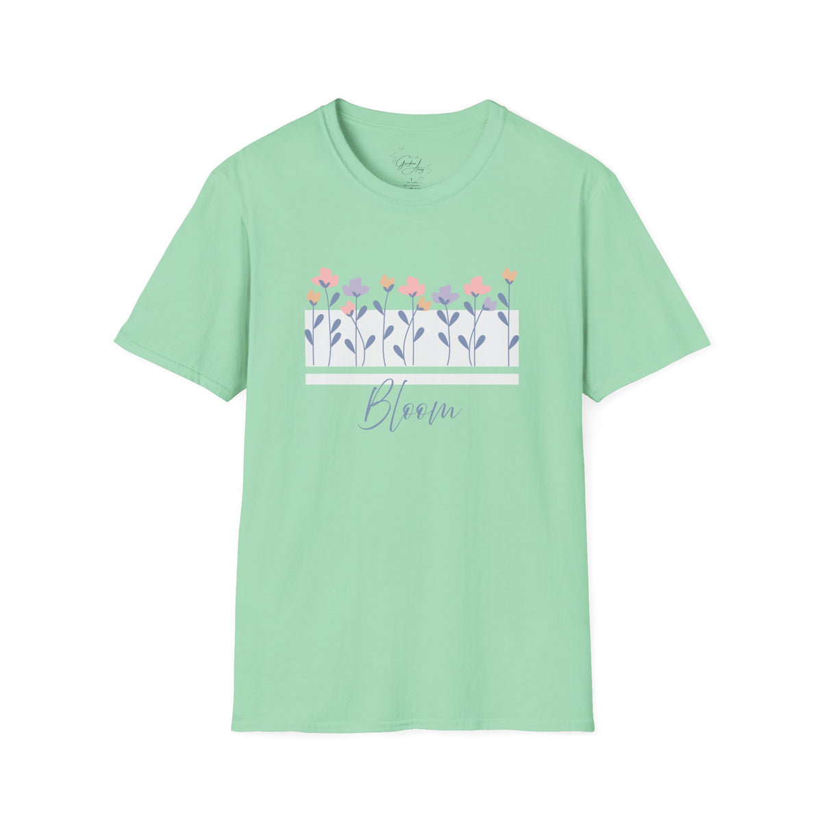 'Bloom' Pastel Floral Graphic Tee