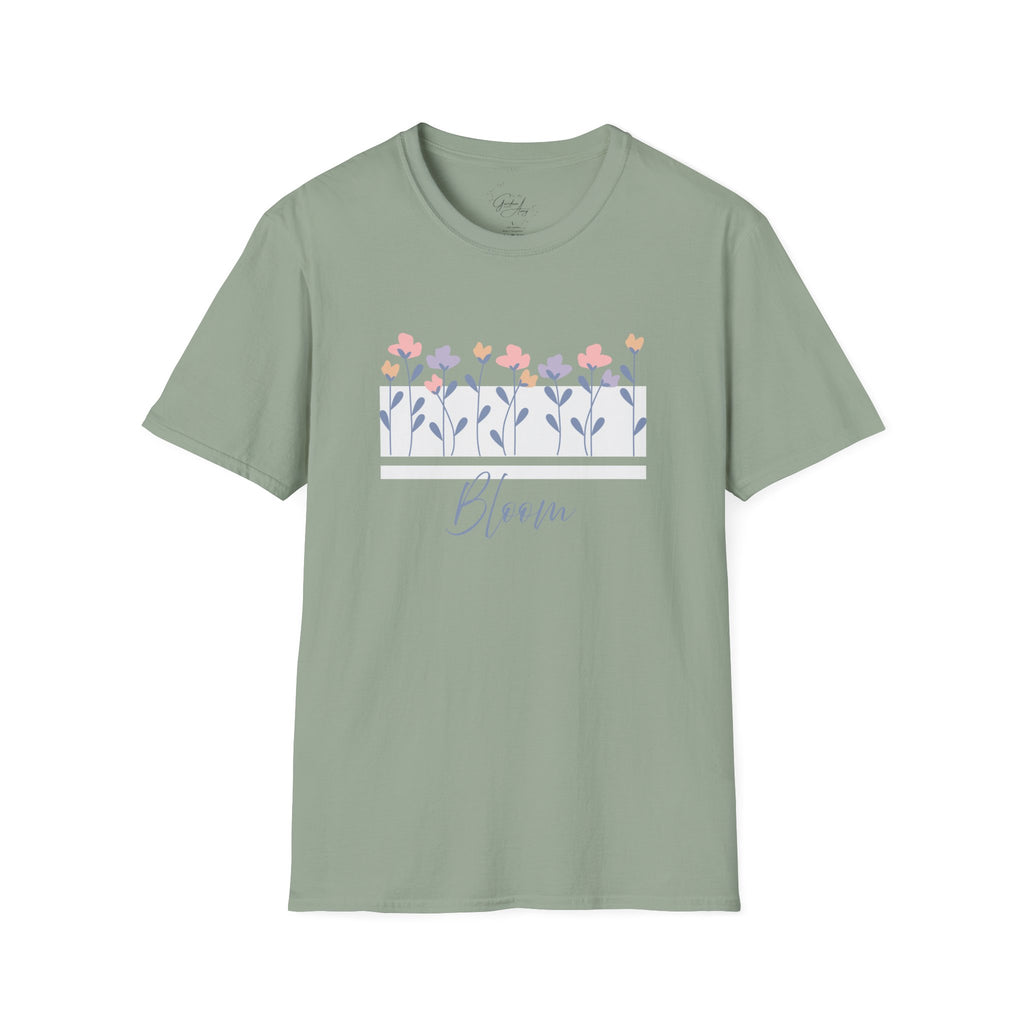 'Bloom' Pastel Floral Graphic Tee