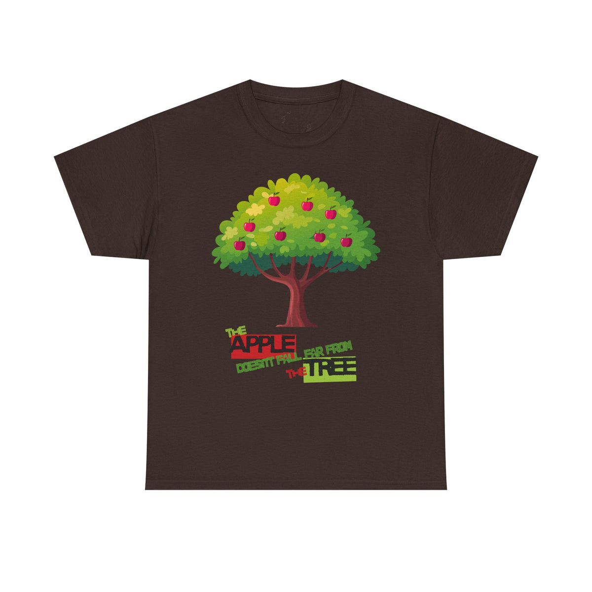 Apple Doesn’t Fall Far From the Tree T-Shirt — Cute Family/Parenting Graphic Tee - Father & Kid Set