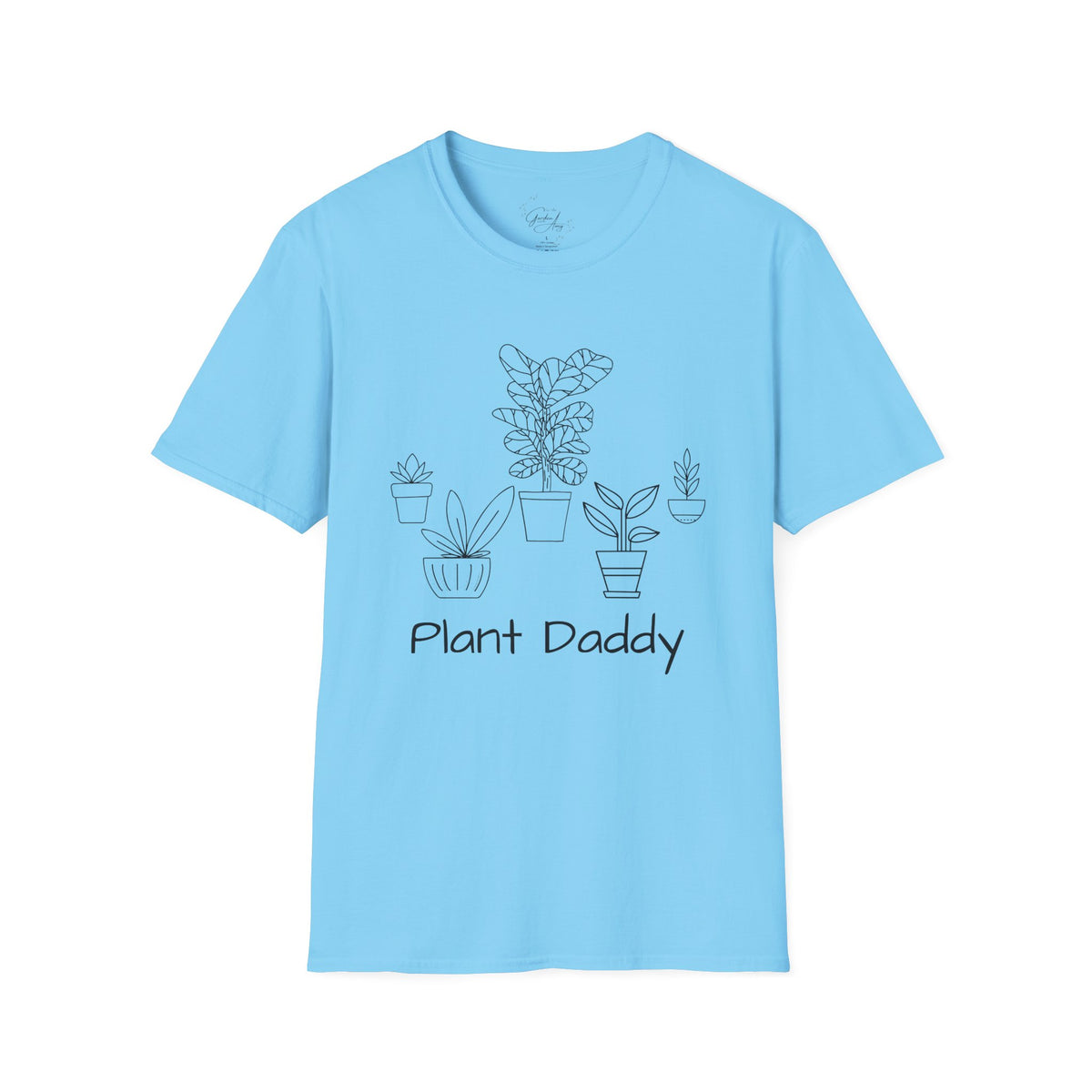 Plant Daddy T-Shirt — Minimal Line Art Houseplant Tee for Plant Lovers