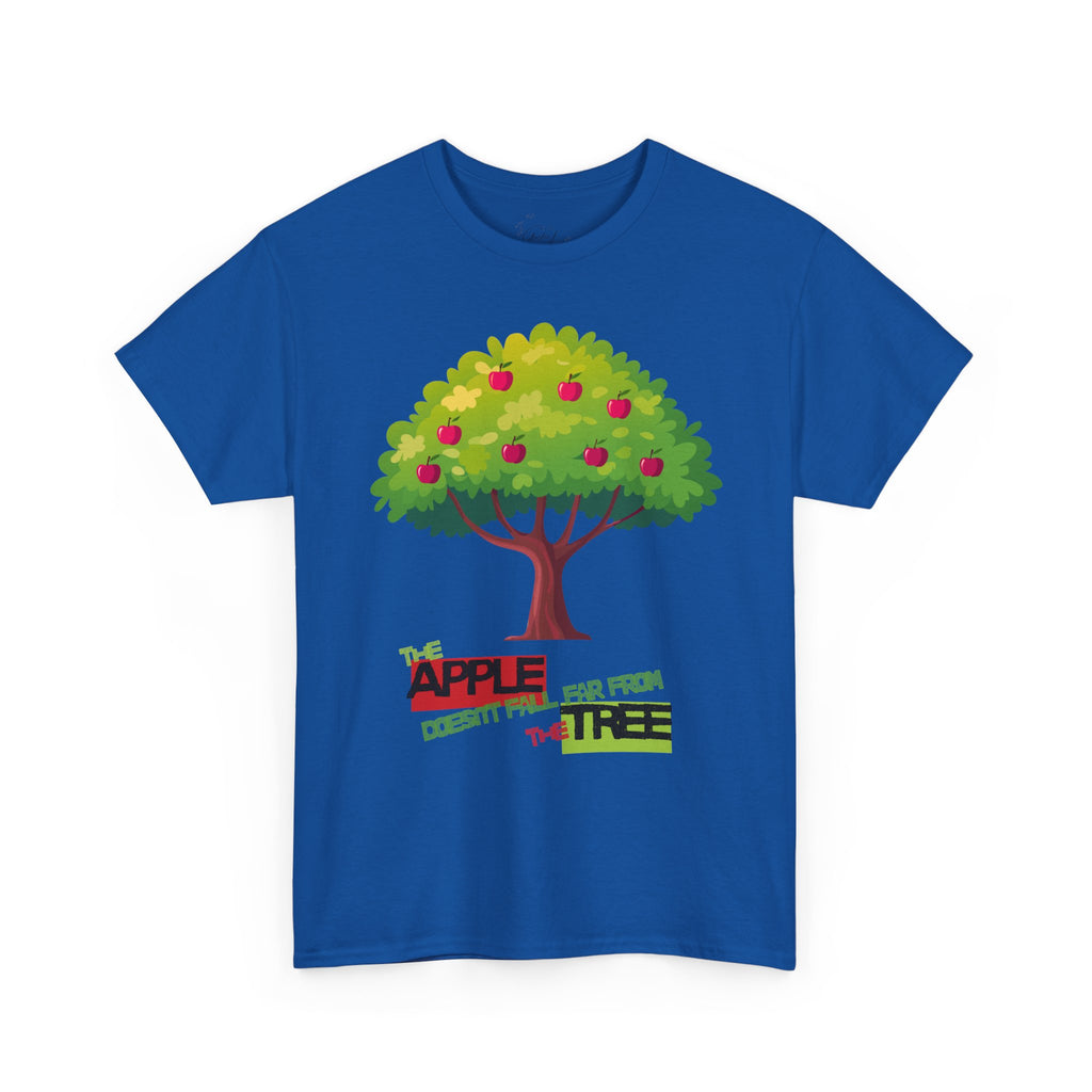 Apple Doesn’t Fall Far From the Tree T-Shirt — Cute Family/Parenting Graphic Tee - Father & Kid Set
