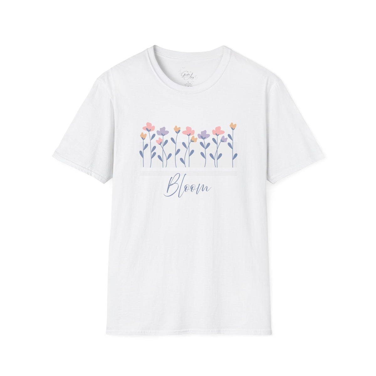'Bloom' Pastel Floral Graphic Tee