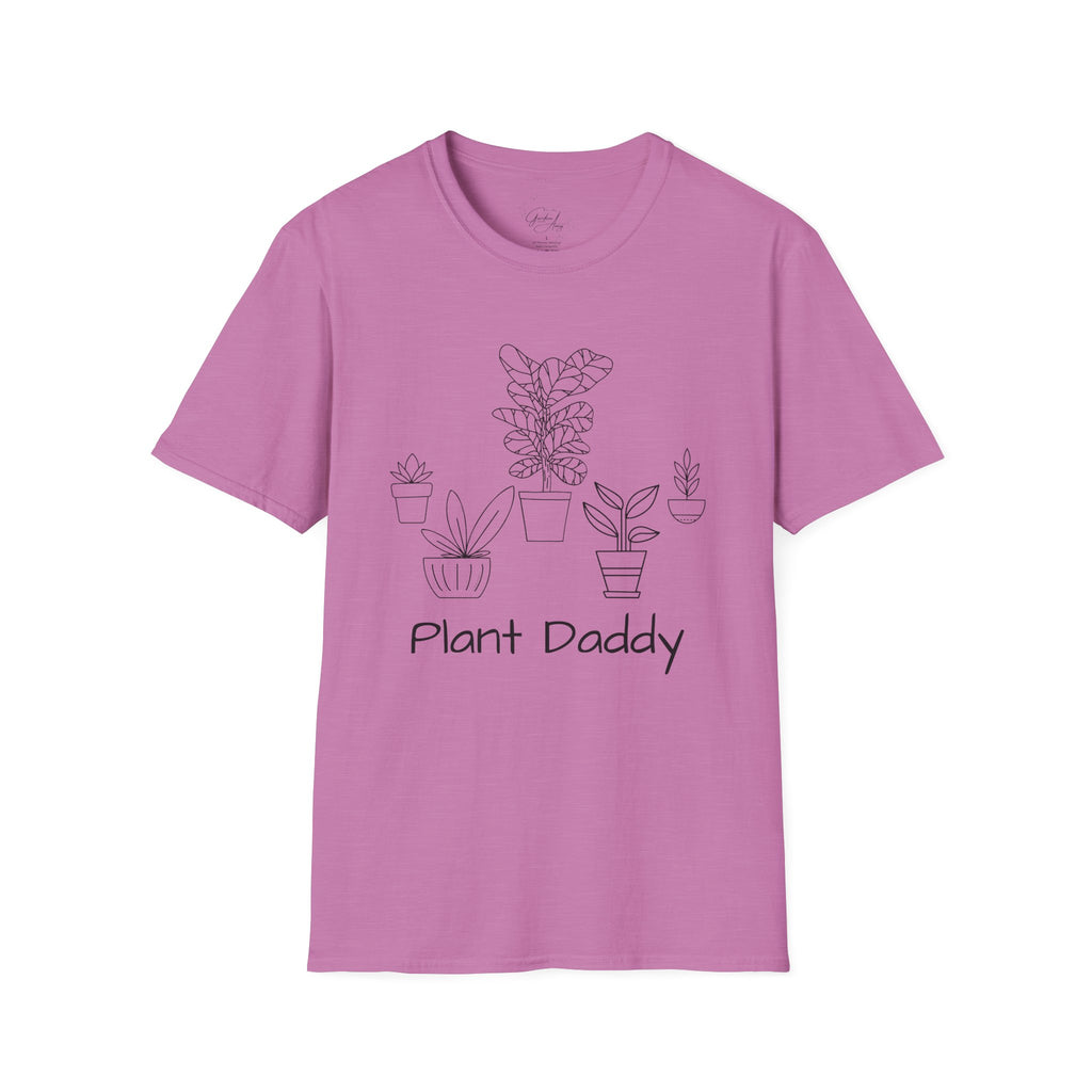 Plant Daddy T-Shirt — Minimal Line Art Houseplant Tee for Plant Lovers