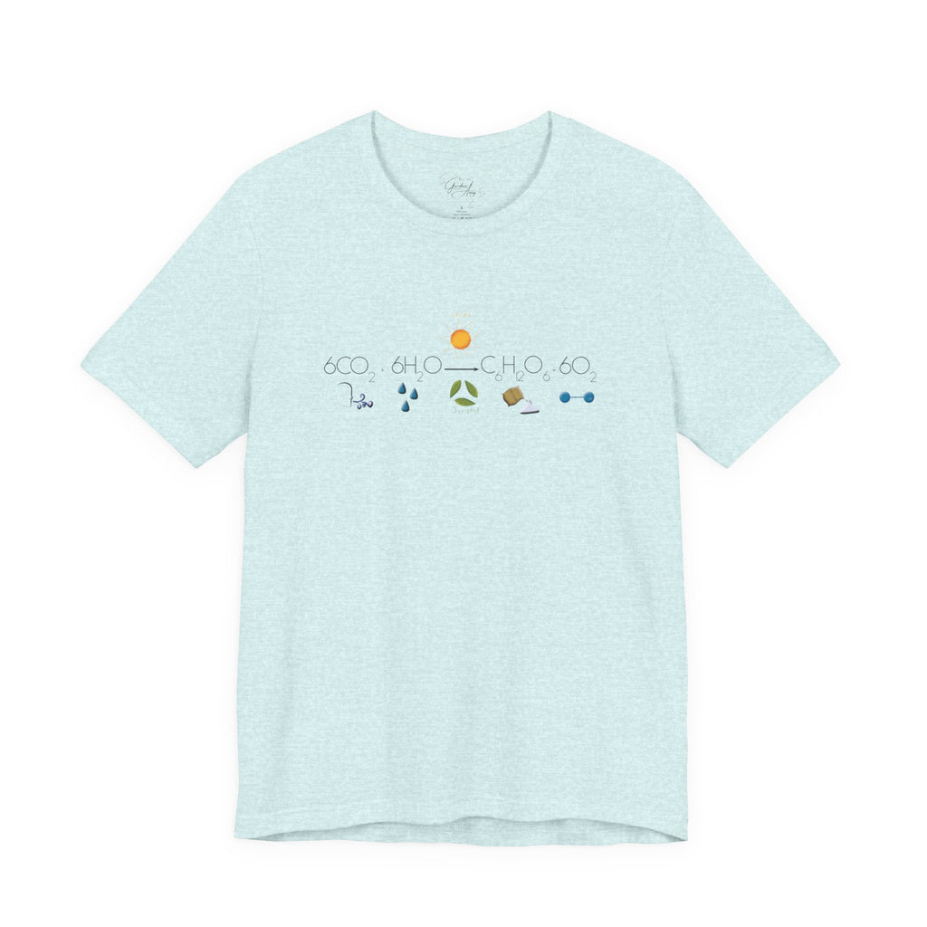 Photosynthesis T-Shirt — 6CO2+6H2O=C6H12O6+6O2