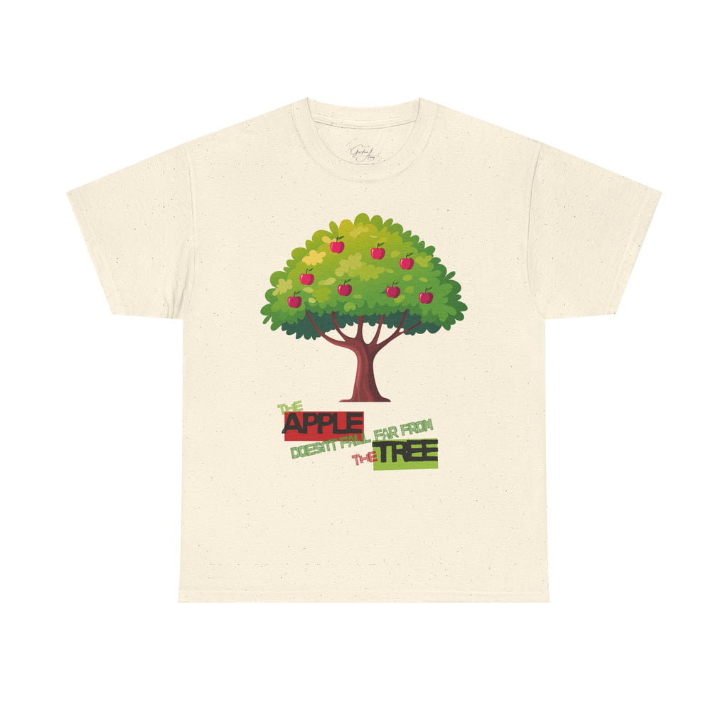 Apple Doesn’t Fall Far From the Tree T-Shirt — Cute Family/Parenting Graphic Tee - Father & Kid Set
