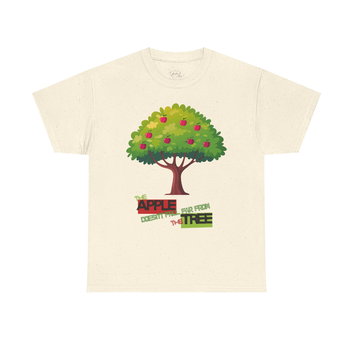 Apple Doesn’t Fall Far From the Tree T-Shirt — Cute Family/Parenting Graphic Tee - Father & Kid Set
