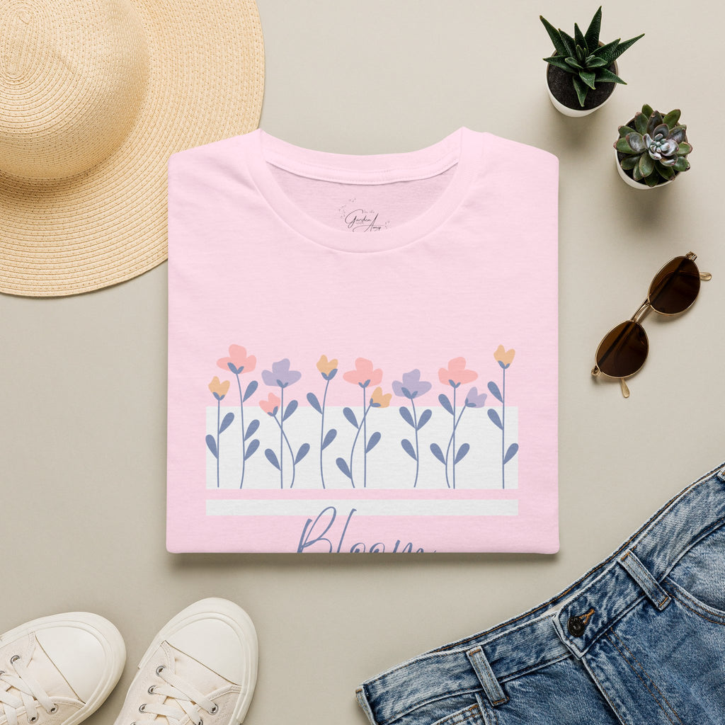 'Bloom' Pastel Floral Graphic Tee