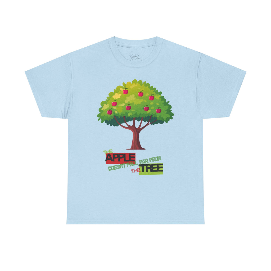 Apple Doesn’t Fall Far From the Tree T-Shirt — Cute Family/Parenting Graphic Tee - Father & Kid Set