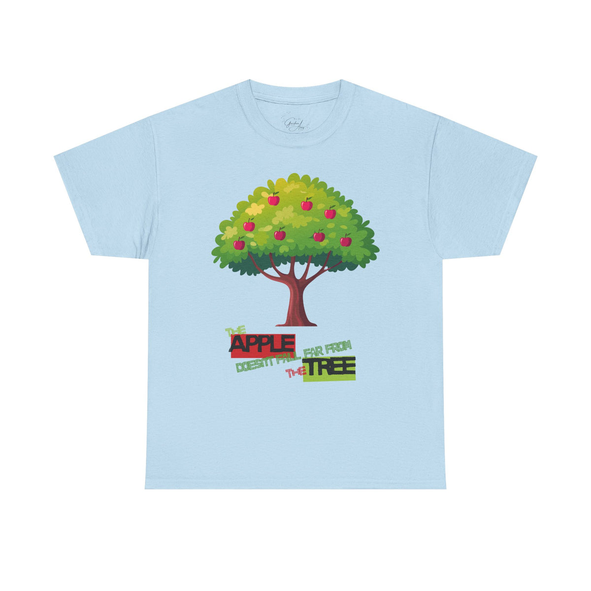 Apple Doesn’t Fall Far From the Tree T-Shirt — Cute Family/Parenting Graphic Tee - Father & Kid Set