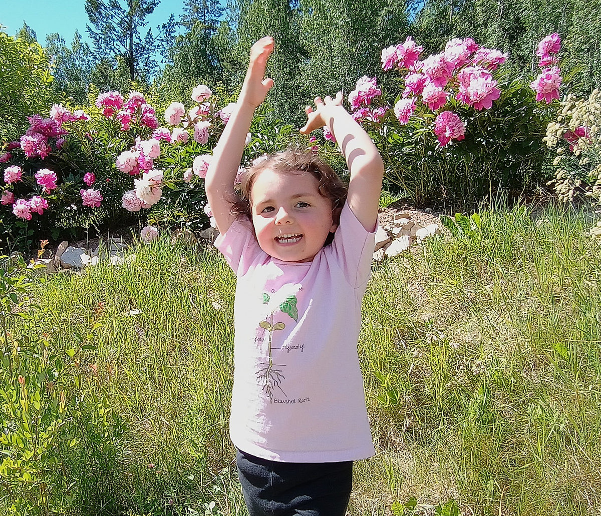 Flower Anatomy - Toddler - Family T-Shirt Set — Botanical Plant Anatomy Tee