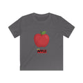 Kids Apple Graphic Tee - Cute Red Apple Design, Father & Kid Shirt Set