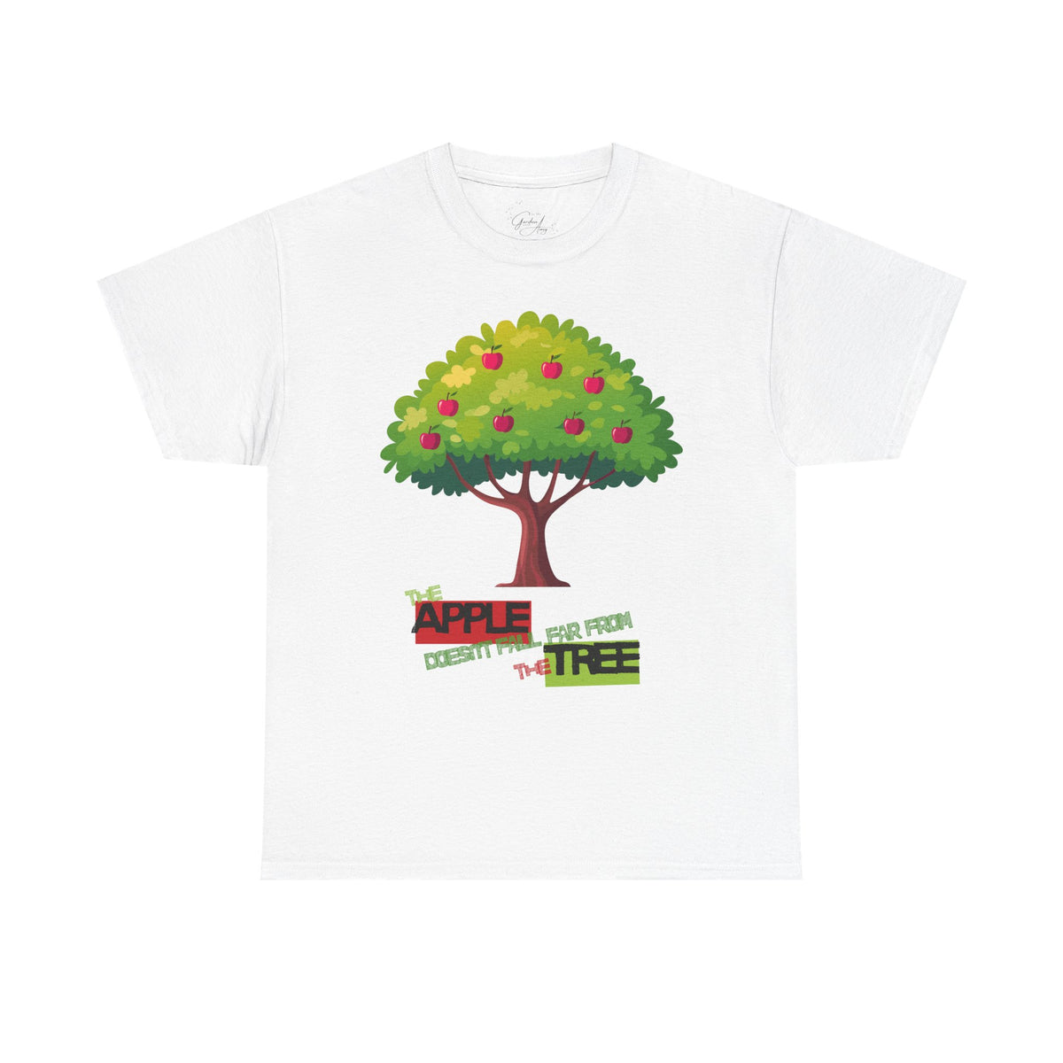 Apple Doesn’t Fall Far From the Tree T-Shirt — Cute Family/Parenting Graphic Tee - Father & Kid Set
