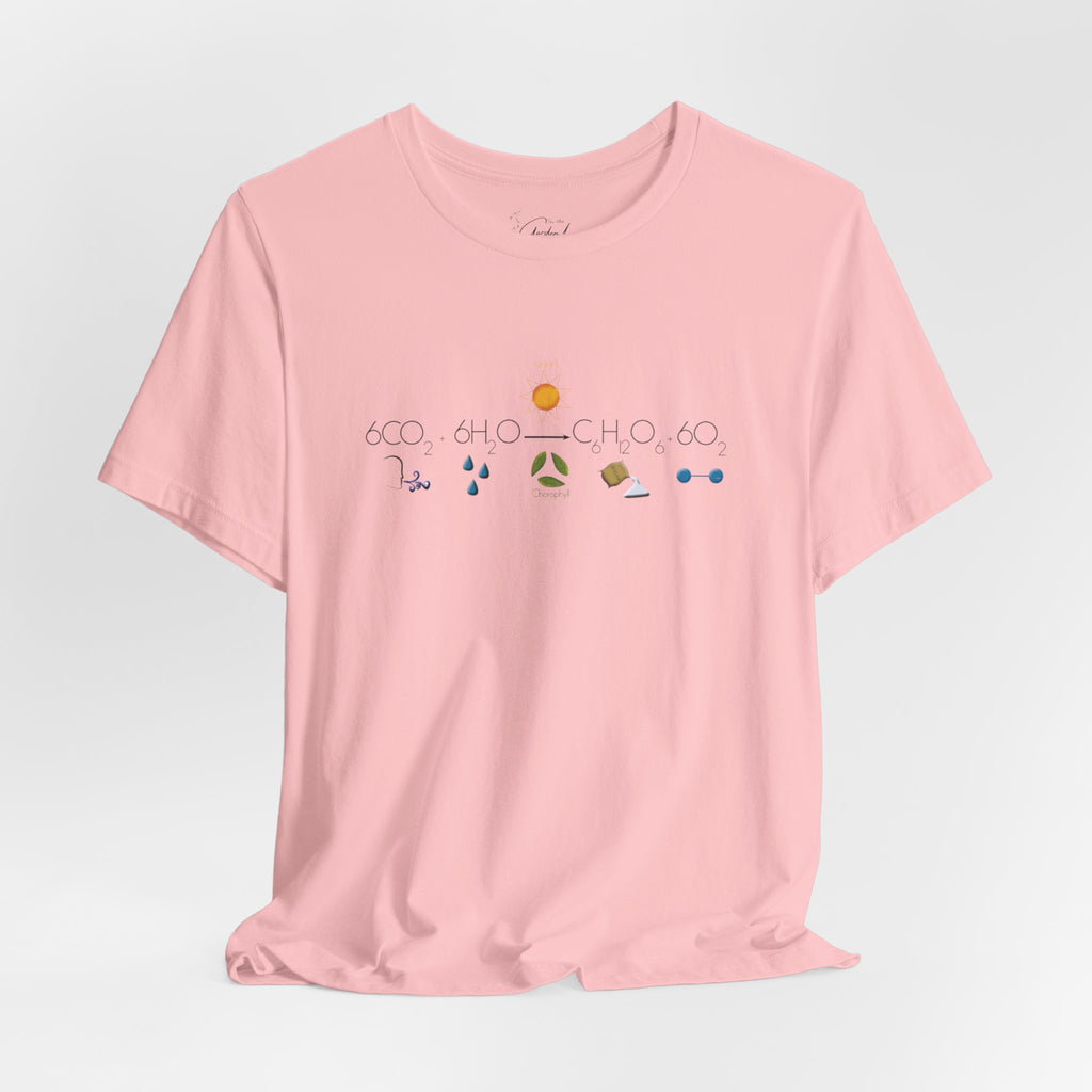 Photosynthesis T-Shirt — 6CO2+6H2O=C6H12O6+6O2