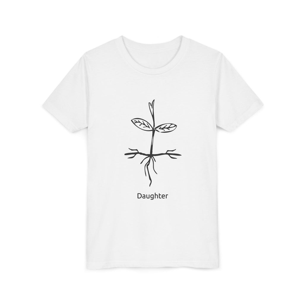 'Daughter Rhizome' for Kids - Youth Tee Floral Graphic Shirt