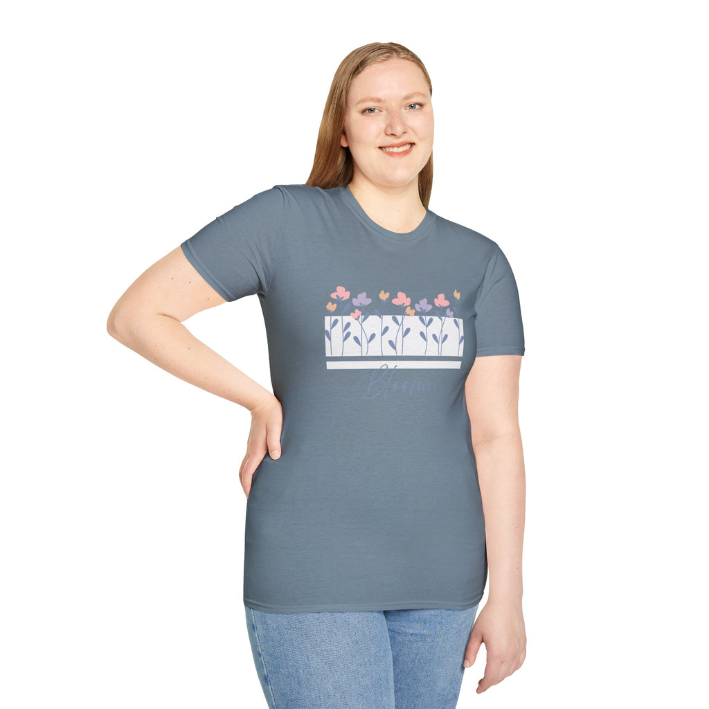 'Bloom' Pastel Floral Graphic Tee
