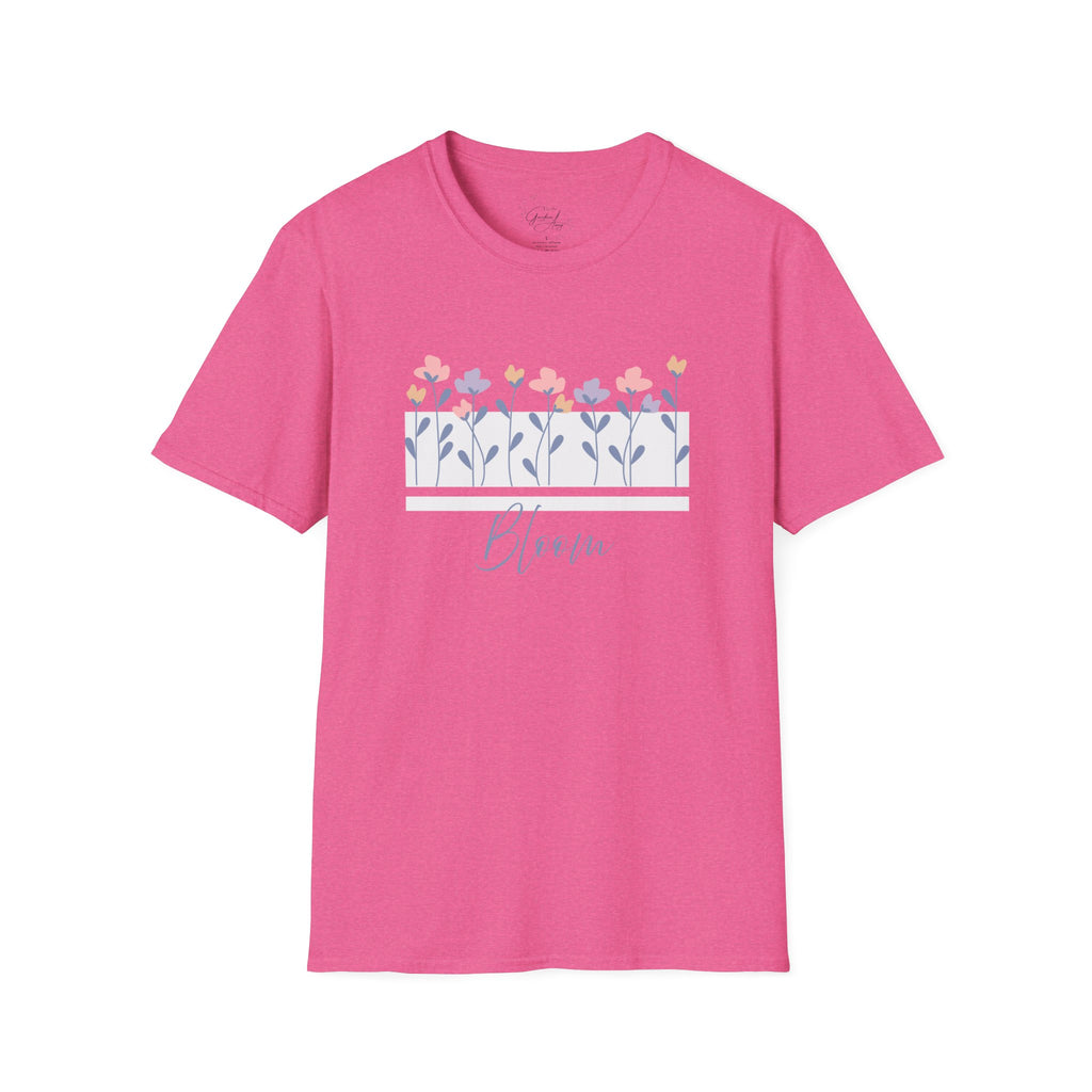 'Bloom' Pastel Floral Graphic Tee
