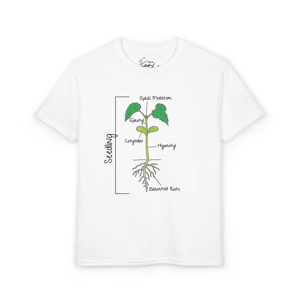 Flower Anatomy - Kid - Family Set T‑Shirt — Labeled Seedling Science Tee