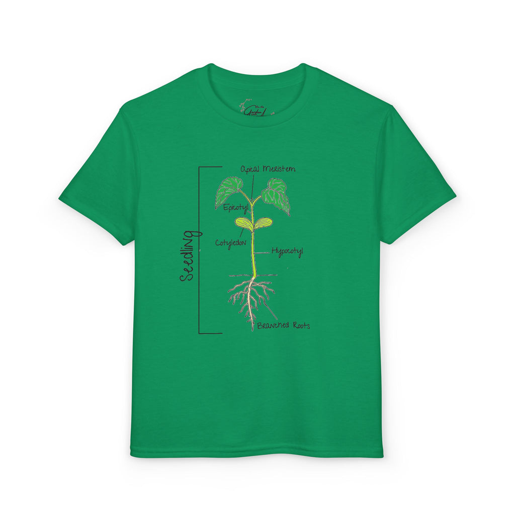 Flower Anatomy - Kid - Family Set T‑Shirt — Labeled Seedling Science Tee