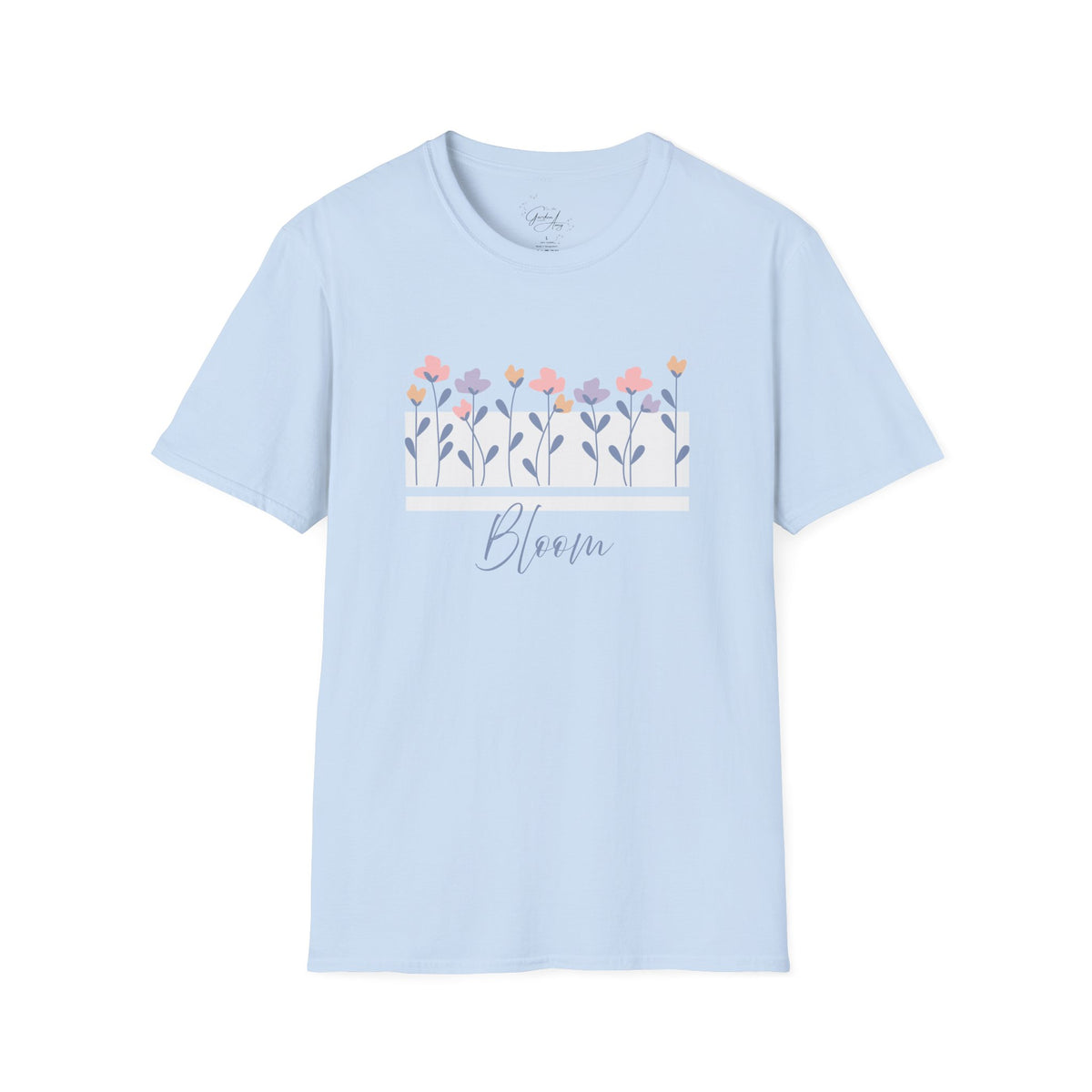 'Bloom' Pastel Floral Graphic Tee