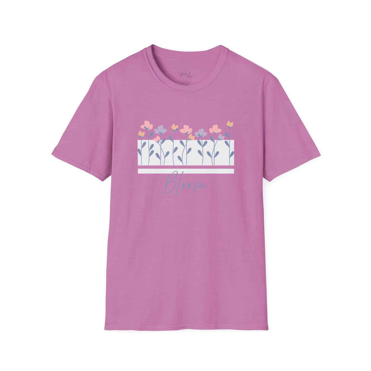 'Bloom' Pastel Floral Graphic Tee