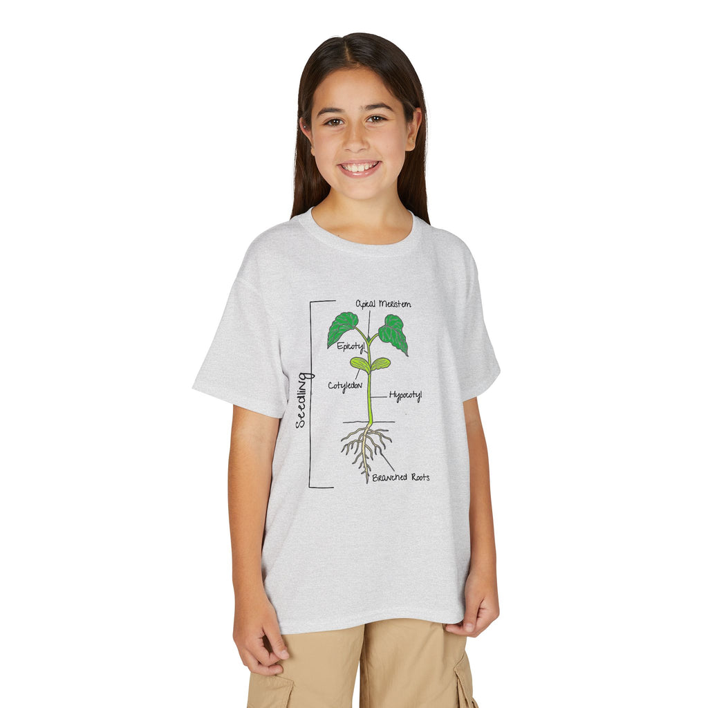 Flower Anatomy - Kid - Family Set T‑Shirt — Labeled Seedling Science Tee